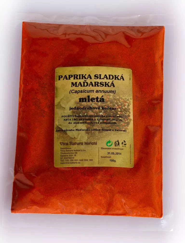 Paprika maďarská sladká ASTA180
